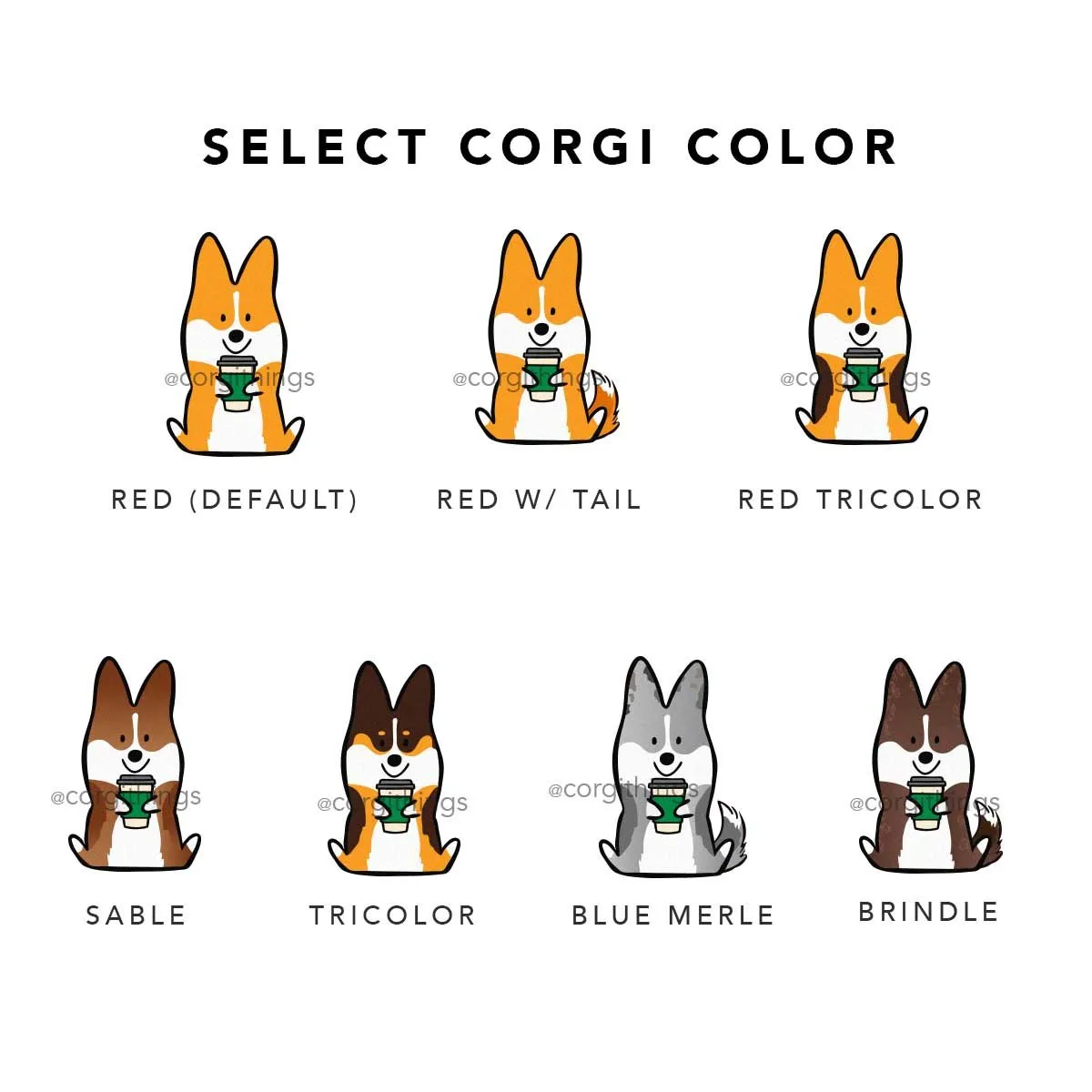 "Fetch Me My Coffee" Corgi Mousepad