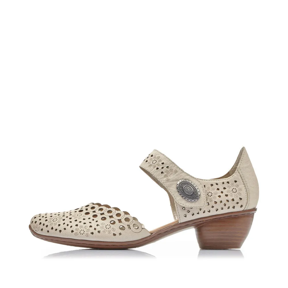 Rieker Women's Mirjam 43753-60 - Crema