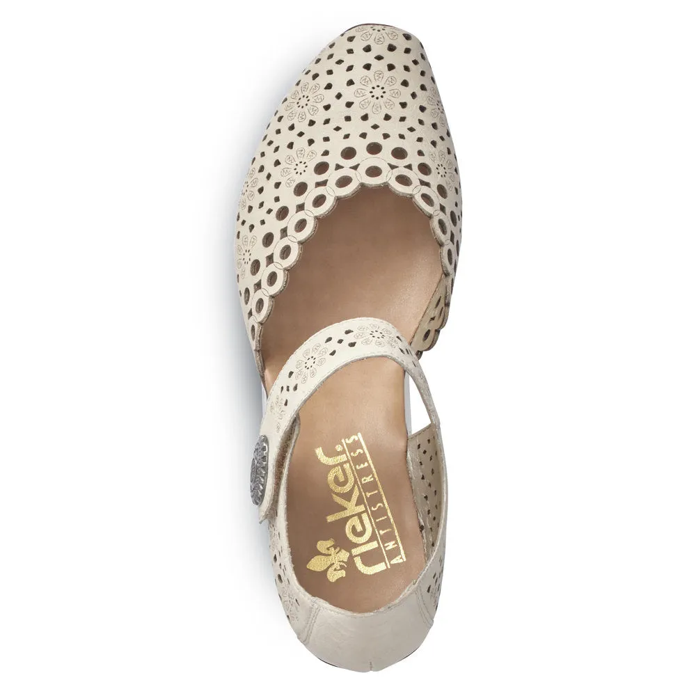Rieker Women's Mirjam 43753-60 - Crema