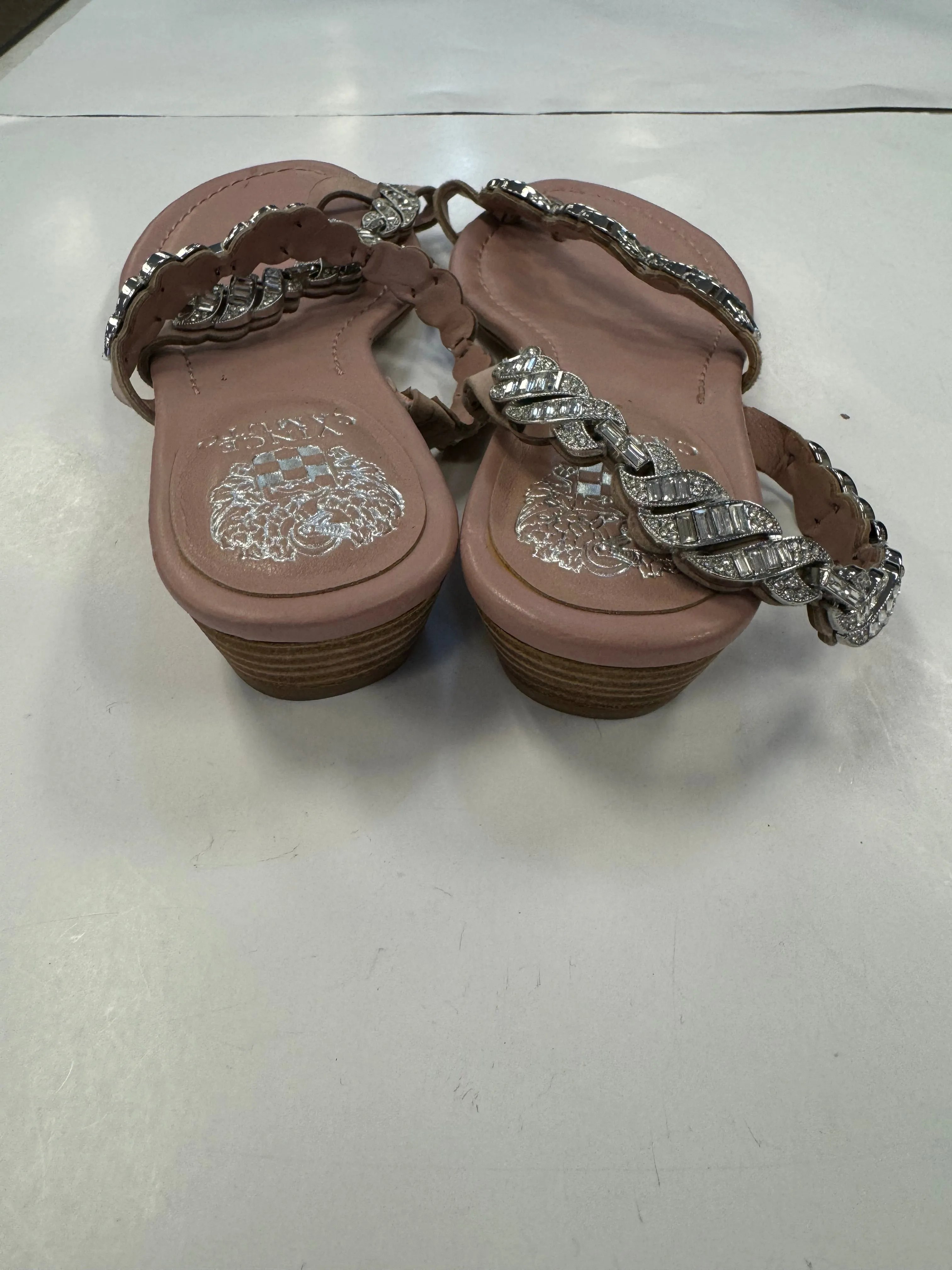 Sandals Heels Wedge By Vince Camuto In Pink, Size: 7