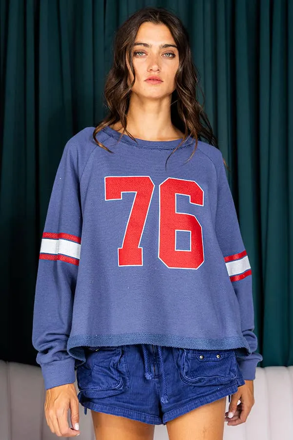 Scottie Graphic Retro Sporty Sweatshirt