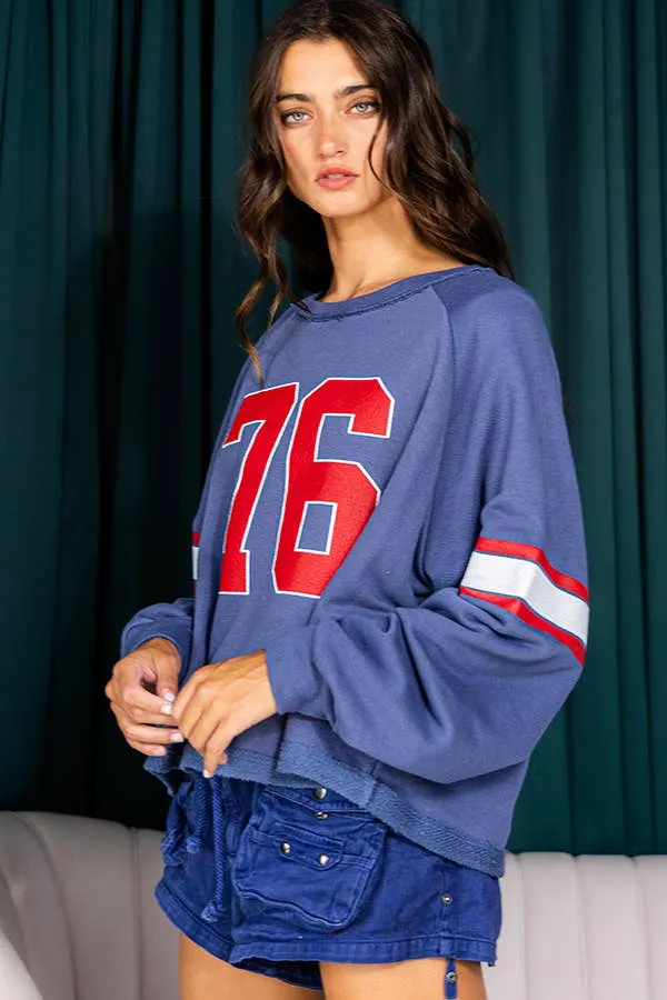 Scottie Graphic Retro Sporty Sweatshirt
