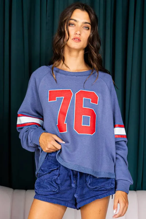 Scottie Graphic Retro Sporty Sweatshirt
