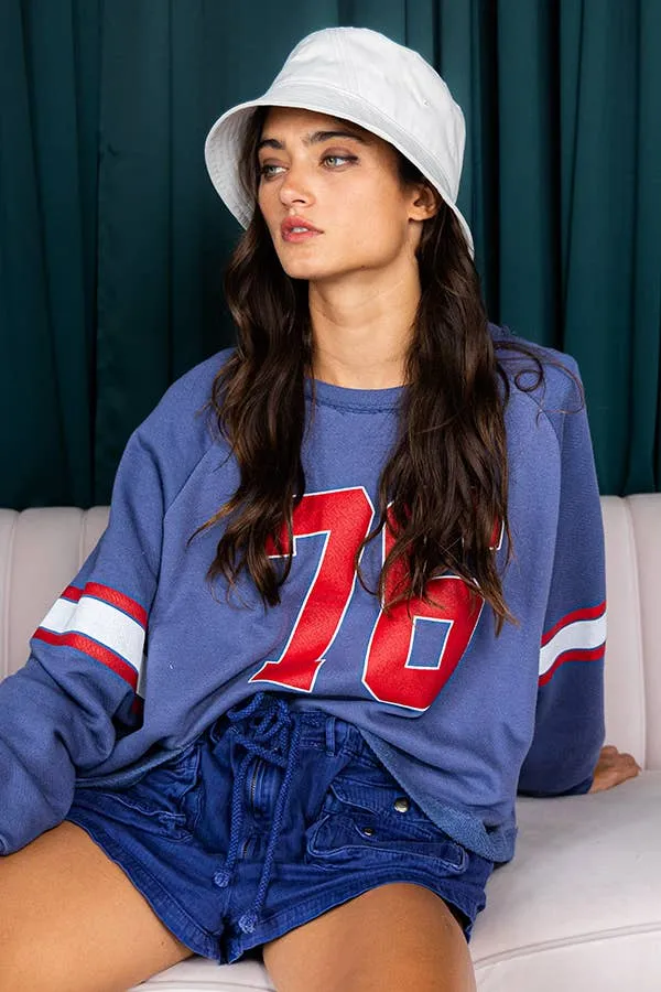 Scottie Graphic Retro Sporty Sweatshirt