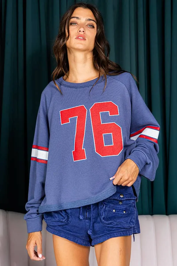 Scottie Graphic Retro Sporty Sweatshirt