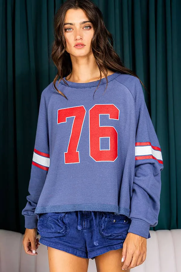 Scottie Graphic Retro Sporty Sweatshirt