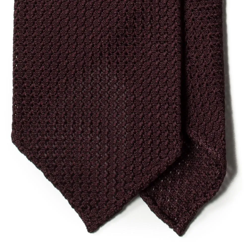 Silk Grossa Grenadine Hand-rolled Tie