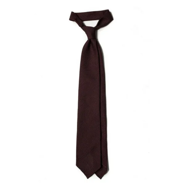Silk Grossa Grenadine Hand-rolled Tie