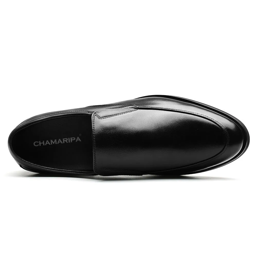 This item only ships to the United States - 7 CM / 2.76 Inches CMR CHAMARIPA Slip-On Height Increasing Shoes for Men