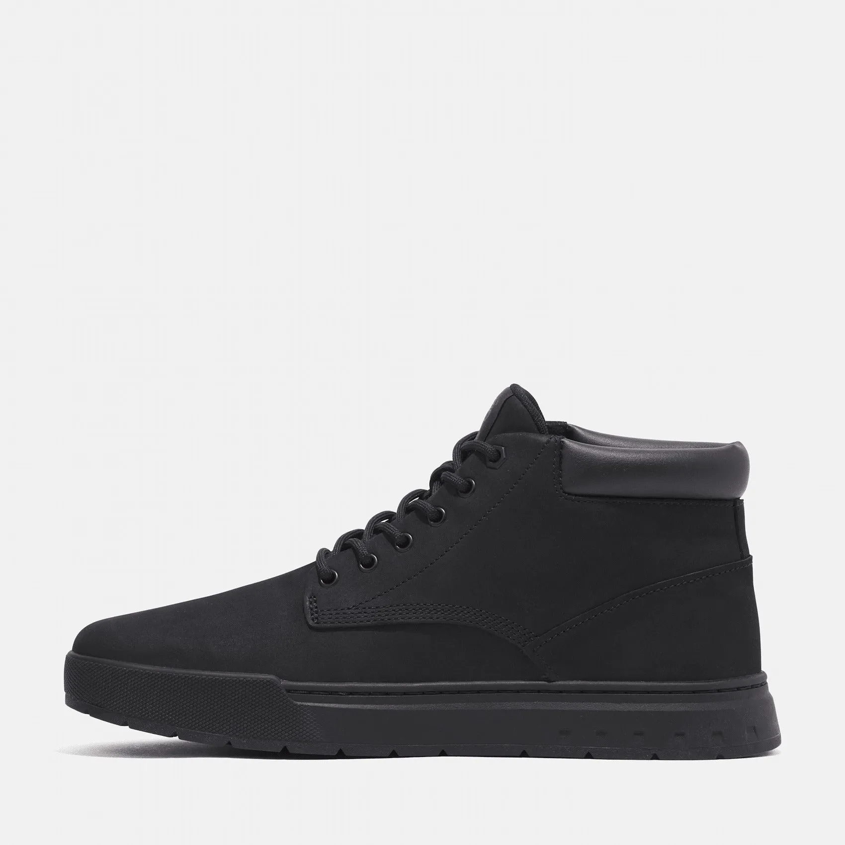 Timberland Maple Grove Mid Lace Trainer Monochrome Black