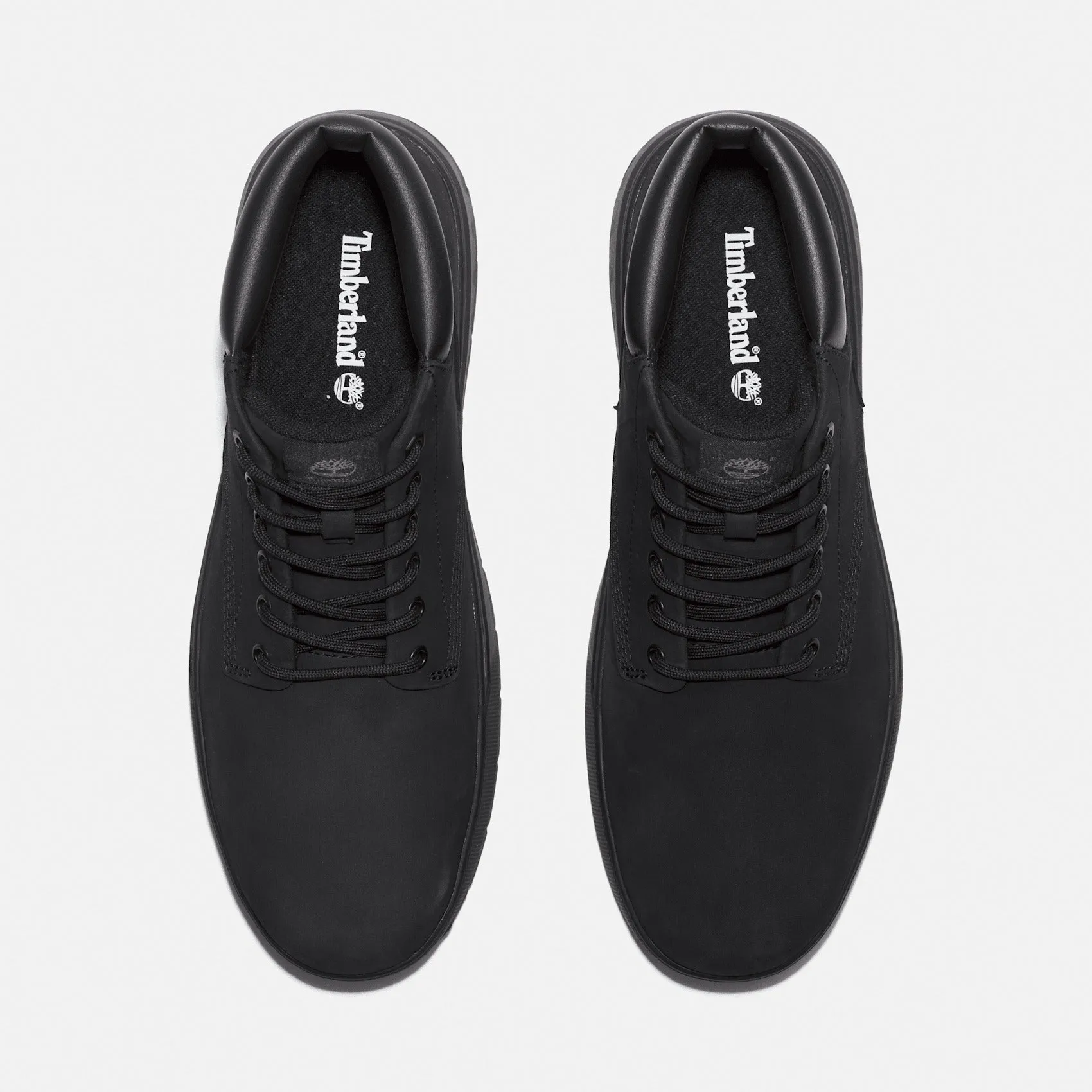 Timberland Maple Grove Mid Lace Trainer Monochrome Black