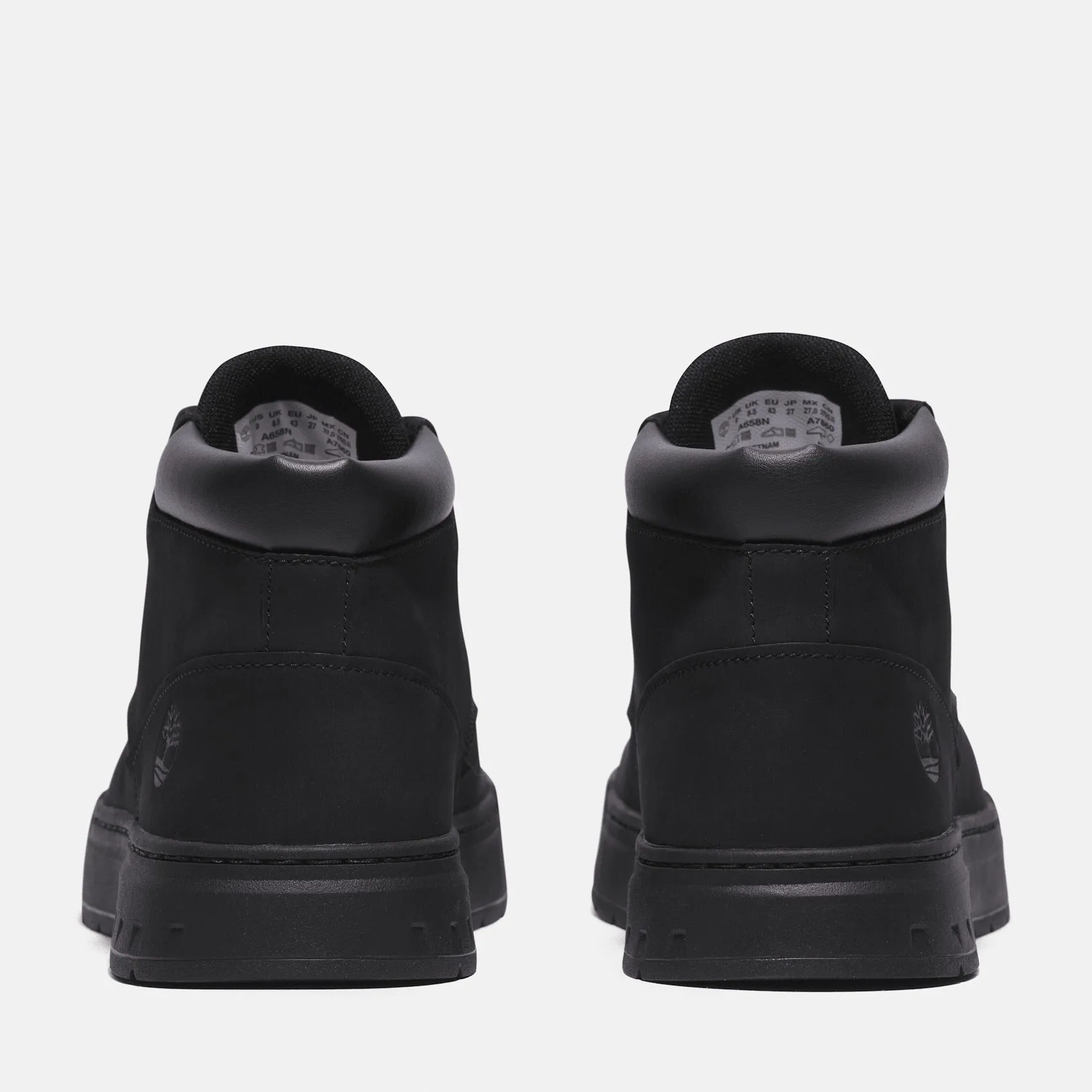 Timberland Maple Grove Mid Lace Trainer Monochrome Black