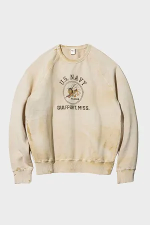 US Navy Sweatshirt - White