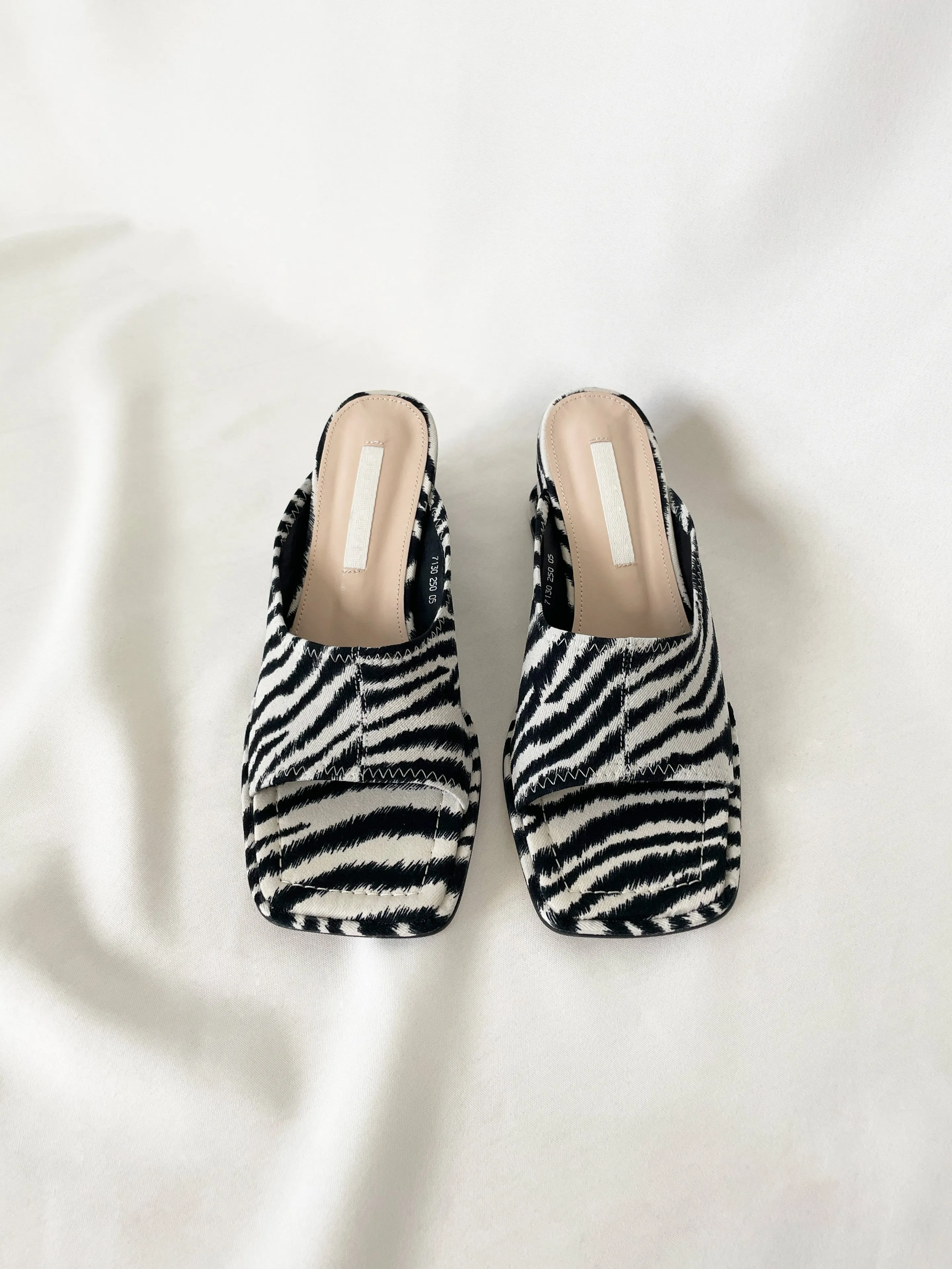 Wedge Heel Slide Sandals