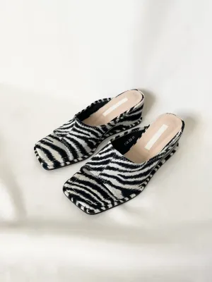 Wedge Heel Slide Sandals