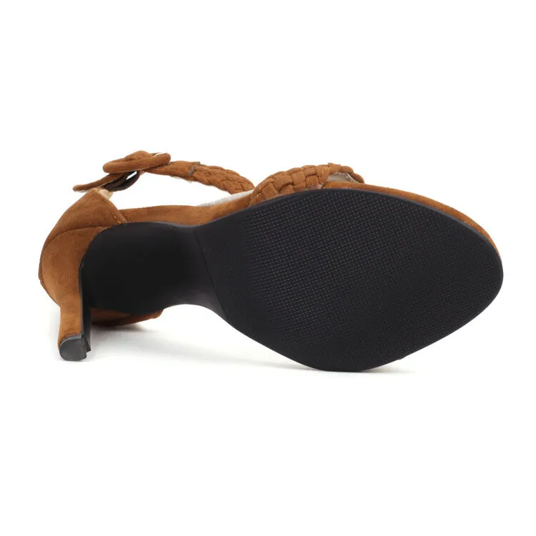 Women's Ankle Strap Stiletto Heel Sandals