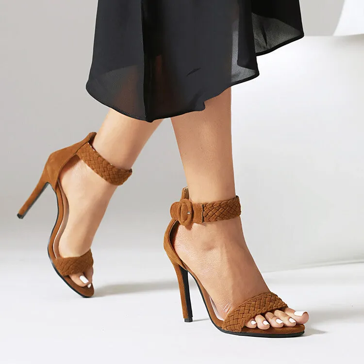 Women's Ankle Strap Stiletto Heel Sandals