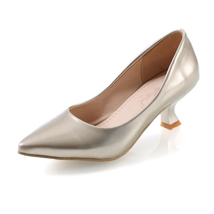Women's Jellow Shoes Chunky Heel Pumps