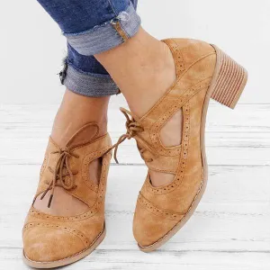 Women'S Retro Chunky High Heels 24024553