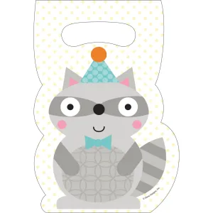 Woodland Party Raccoon Favor Bags